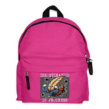 TINTEN-INSPIRATION IN ARBEIT - Kinder Rucksack - Fuchsia - Vorne