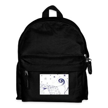 Modern Art - Kinder Rucksack - Schwarz - Vorne