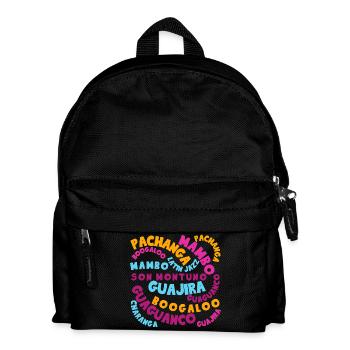 History of Salsa - Dance Shirts - Kids' Backpack - black - Front