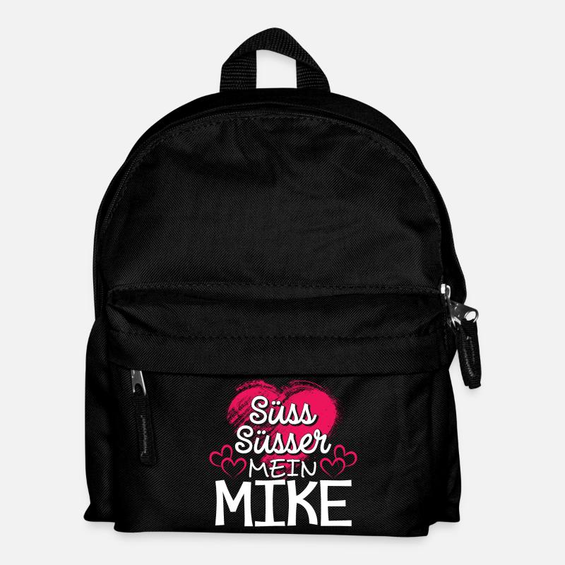 MIKE - süss - Kinder Rucksack - Schwarz