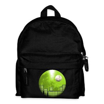 avant Skyline de la lune avec la lune - Sac à dos Enfant - noir - Devant