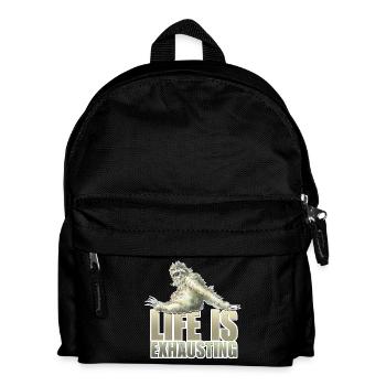 shirt motiv faultier chillen neu - Kinder Rucksack - Schwarz - Vorne