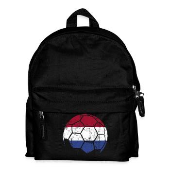 Netherlands Soccer Ball Fußball - Kinder Rucksack - Schwarz - Vorne