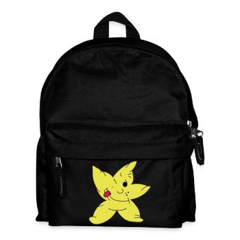 star - Kids' Backpack - black - Front
