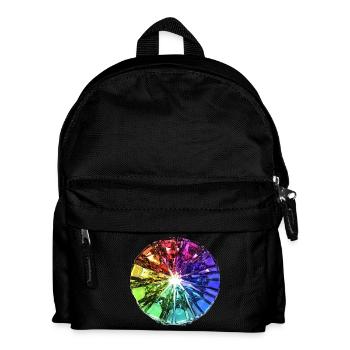 Colorful stone - Kids' Backpack - black - Front