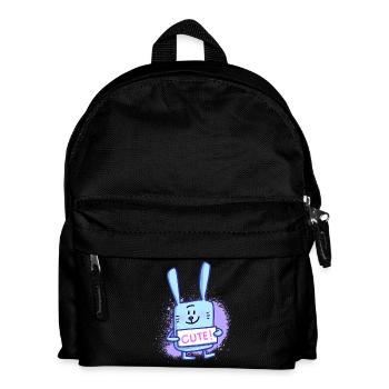 Cute bunny - Kids' Backpack - black - Front