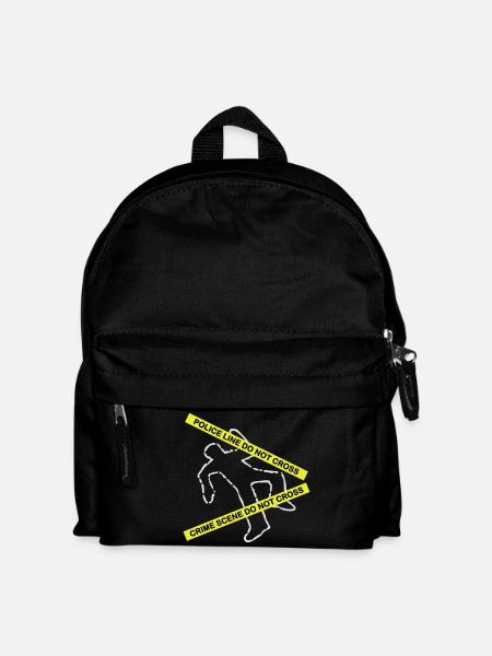 Tatort-Set - Kinder Rucksack - Schwarz