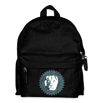 Lion's Head Reggae Design - Kids' Backpack - black - Front