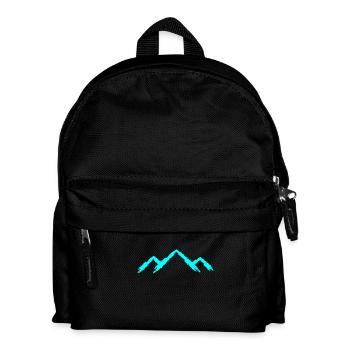 Berg Bergsteigen - Kinder Rucksack - Schwarz - Vorne