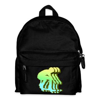 Skateboarder 3D - Sac à dos Enfant - noir - Devant