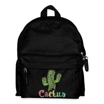 Cactus Colorful - Kids' Backpack - black - Front