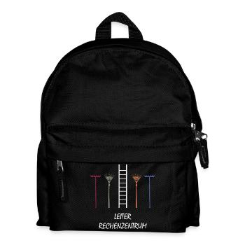 Gärtner Garten, Leiter vom Rechenzentrum Admin EDV - Kinder Rucksack - Schwarz - Vorne