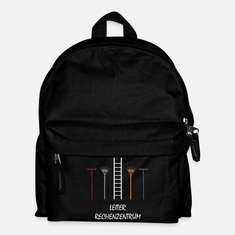 Gärtner Garten, Leiter vom Rechenzentrum Admin EDV - Kinder Rucksack - Schwarz