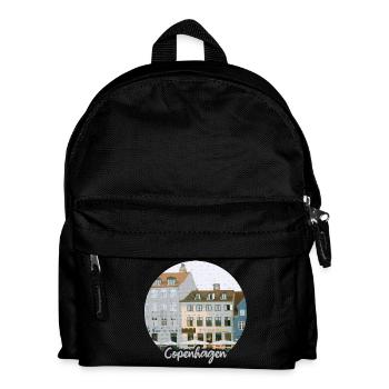 Copenhagen Harbour Flair Townhouses - Kids' Backpack - black - Front