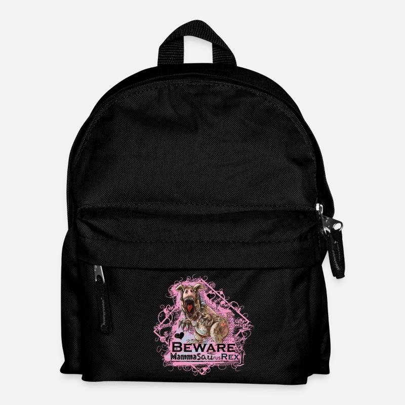 Mamasaurusrex - Kinder Rucksack - Schwarz