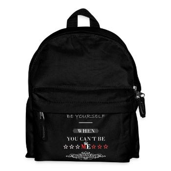 Sayings be you design - Kids' Backpack - black - Front