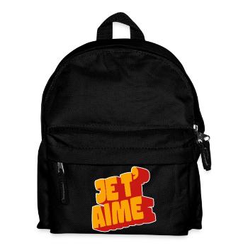 Je t’aime - Sac à dos Enfant - noir - Devant