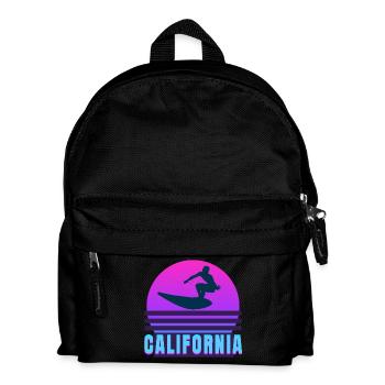 California, California, surfing - Kids' Backpack - black - Front