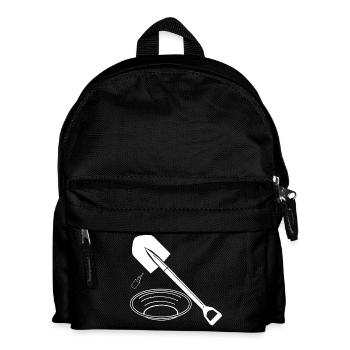 Goldsucher - Kinder Rucksack - Schwarz - Vorne