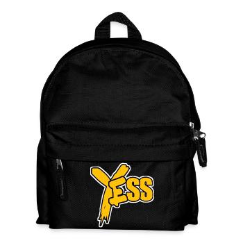 YES Jaune Pop Comic - Sac à dos Enfant - noir - Devant