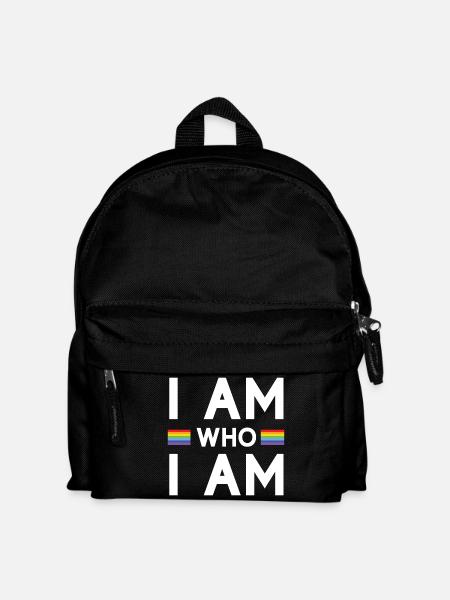 Pride Month - Ich bin, wer ich bin - LGBTQ+ - Kinder Rucksack - Schwarz
