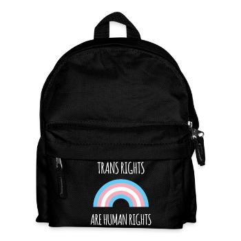 Pride Month - Trans Rights Art Human Rights - Kids' Backpack - black - Front
