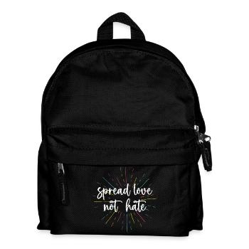 Pride Month - Spread Love Not Hate - Kids' Backpack - black - Front