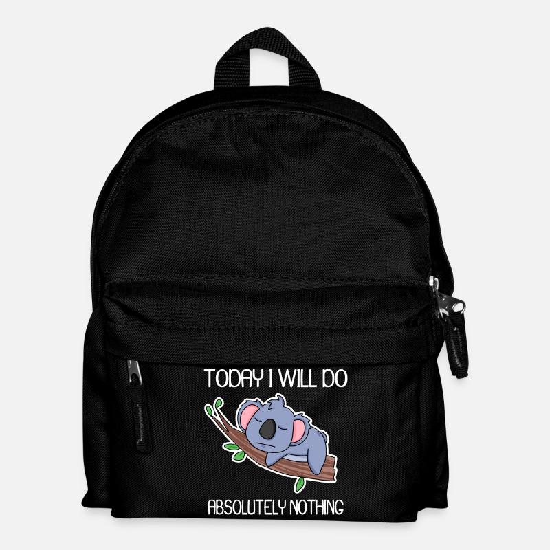 Lustiger Spruch lustige Sprüche - Kinder Rucksack - Schwarz