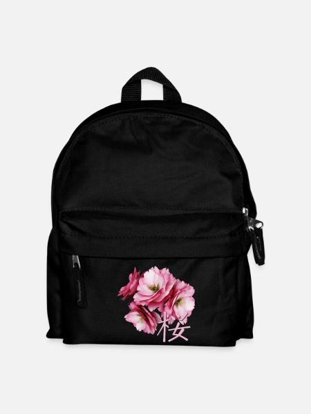 Cherry Blossom - Kids' Backpack - black