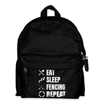 Fencing Daily Routine - Kids' Backpack - black - Front