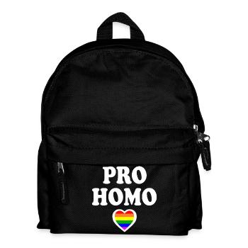 Pro homo - Kids' Backpack - black - Front
