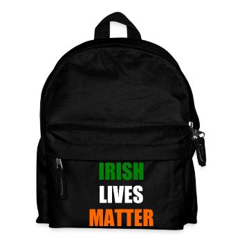 Irish lives matter - Kinder Rucksack - Schwarz - Vorne