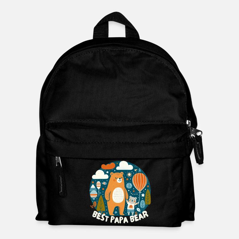Vatertag. Bester - Kinder Rucksack - Schwarz