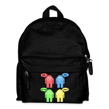 Drôles d’hommes - Sac à dos Enfant - noir - Devant