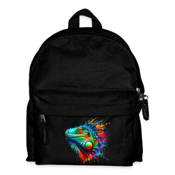 Iguana - Kids' Backpack - black - Front