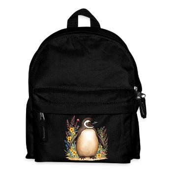 Cute penguin - Kids' Backpack - black - Front