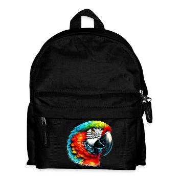 Perroquet - Sac à dos Enfant - noir - Devant