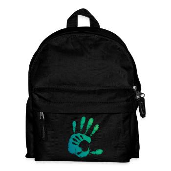 ZEIGER - TÜRKIS - Kinder Rucksack - Schwarz - Vorne