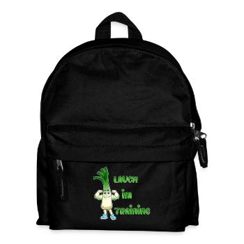 Lauch im Training, für den Lauch von Welt - Kinder Rucksack - Schwarz - Vorne