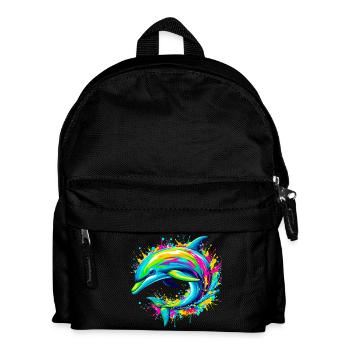 Dolphin - Kids' Backpack - black - Front