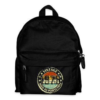 Vintage Qualité 1975 Cadeau de fête d’anniversaire - Sac à dos Enfant - noir - Devant