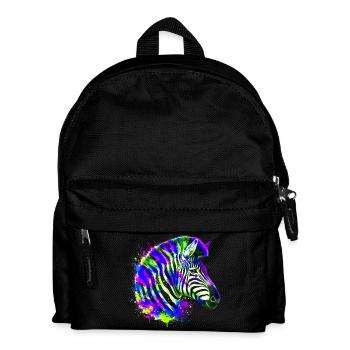Zèbre - Sac à dos Enfant - noir - Devant