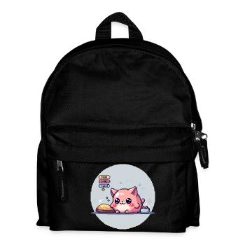Pixel Pet - Retro Gaming - Kinder Rucksack - Schwarz - Vorne