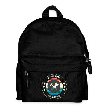I can't I DIY - Kids' Backpack - black - Front