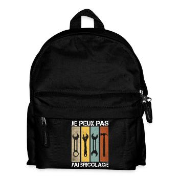 I can't I DIY - Kids' Backpack - black - Front