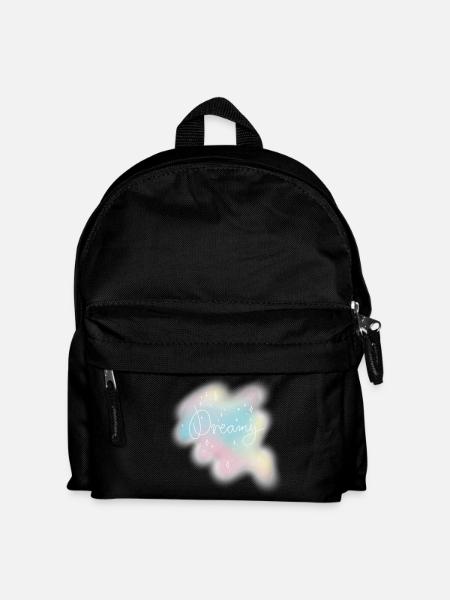 Dreamy – Pastel Watercolor Aesthetic - Kids' Backpack - black