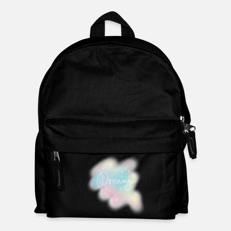 Dreamy – Pastell Aquarell Ästhetik - Kinder Rucksack - Schwarz