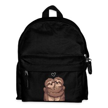 Mignon couple paresseux amour câlins - Sac à dos Enfant - noir - Devant