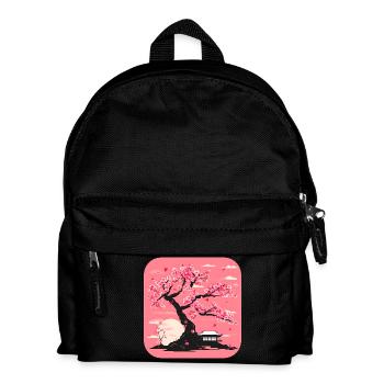 Japan Weltreise Tempel Kultur - Kinder Rucksack - Schwarz - Vorne