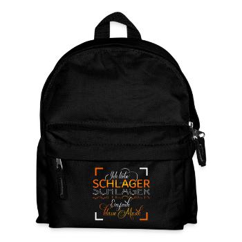 J’adore Schlager - Sac à dos Enfant - noir - Devant